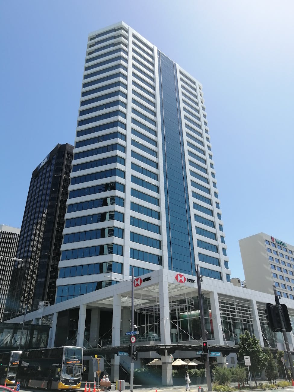 low angle shot of price waterhouse coopers tower
